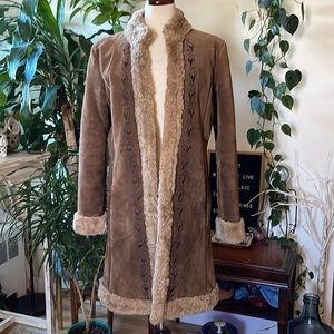 Guess brown suede jacket